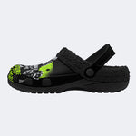 Creature From The Black Lagoon Print - Fur Lined Slippers/Sandals