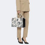 Gothic Tattoo Print - Leather Handbag