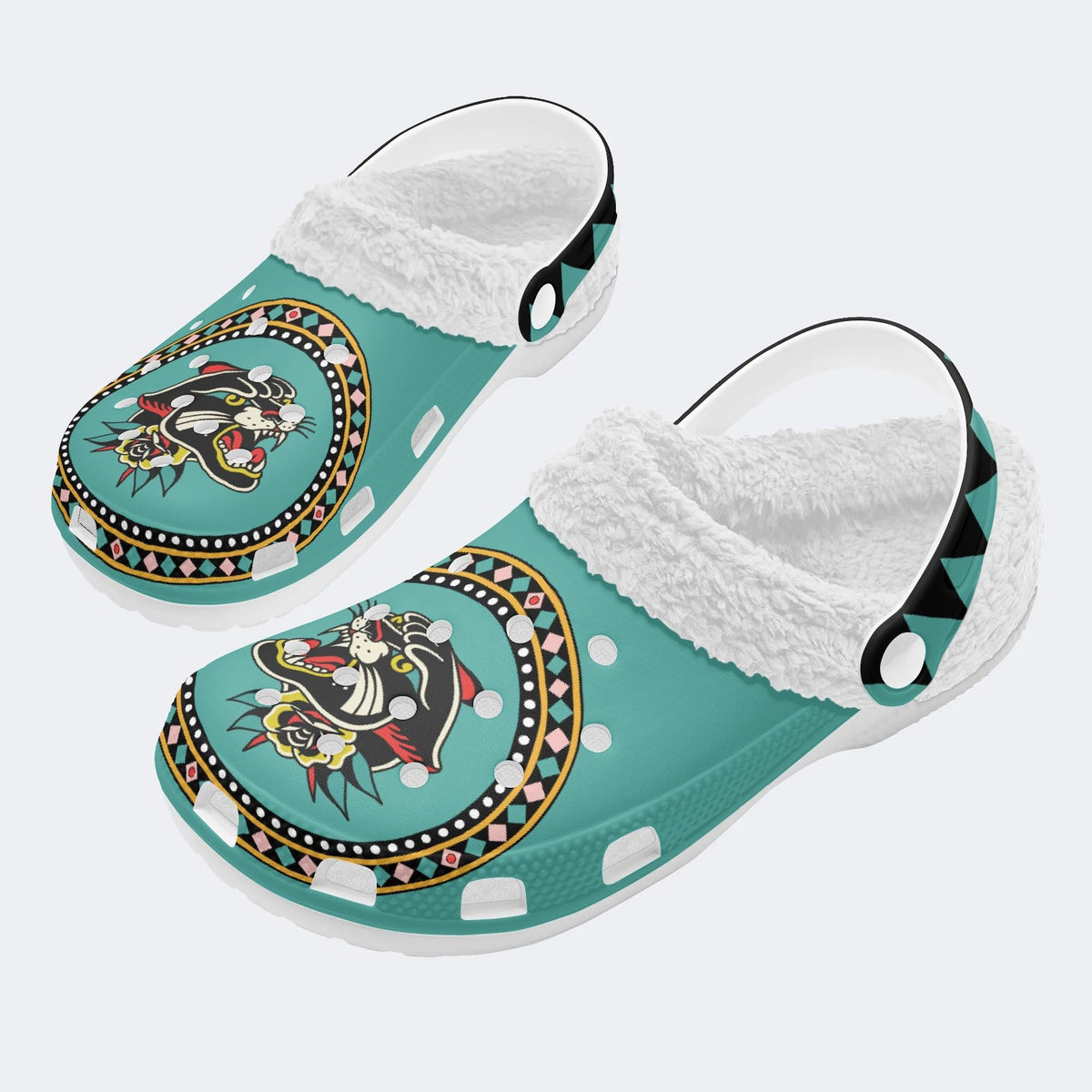 Wild And Fearless - Fur Lined Slippers/Sandals