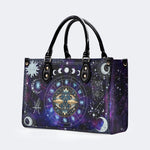 Pisces Starry Sky - Leather Handbag