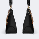 Deal With The Devil Print - Leather Crossbody Bag