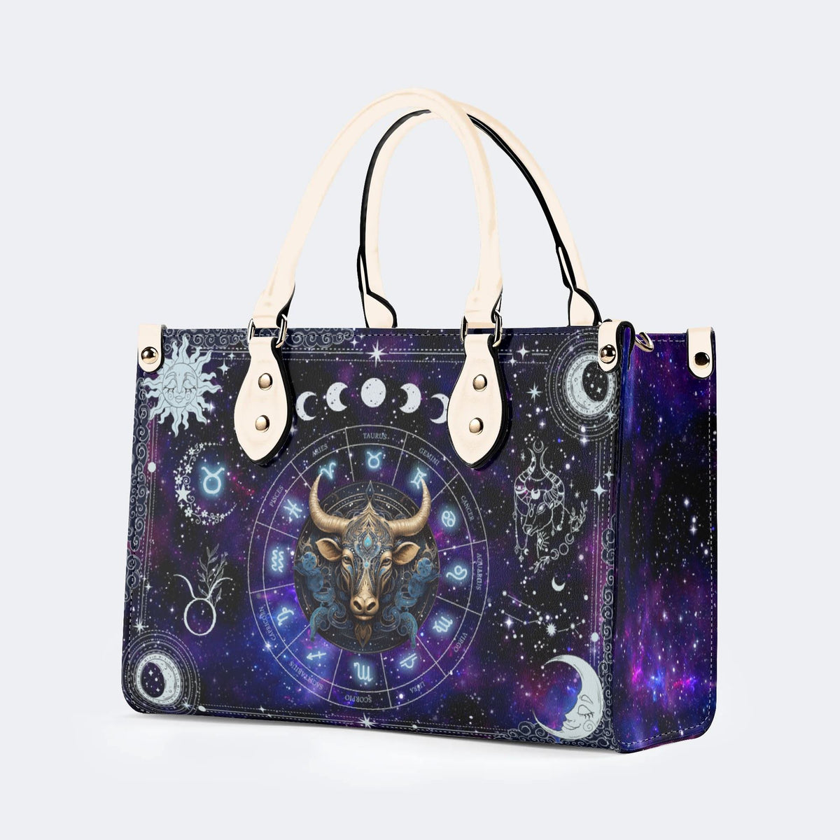 Taurus Starry Sky - Leather Handbag