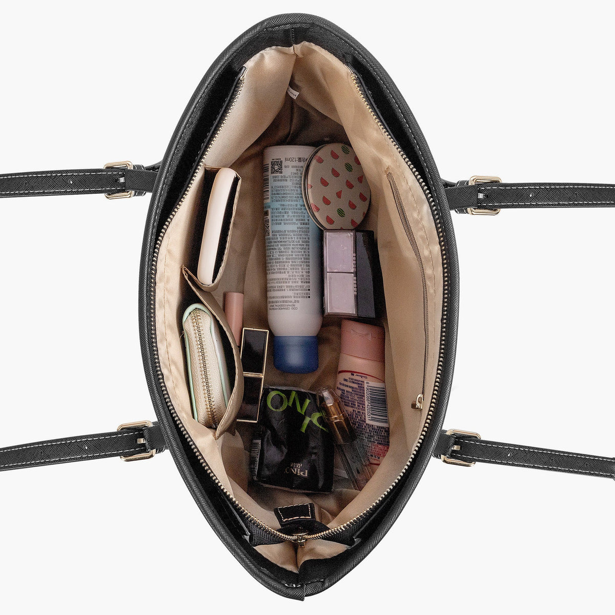 Death Moth Vintage Print - Leather Shoulder Bag