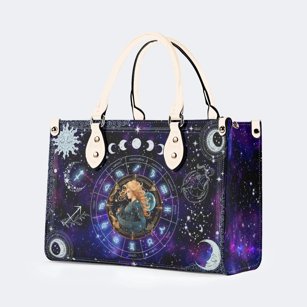 Shooter's Starry Sky - Leather Handbag
