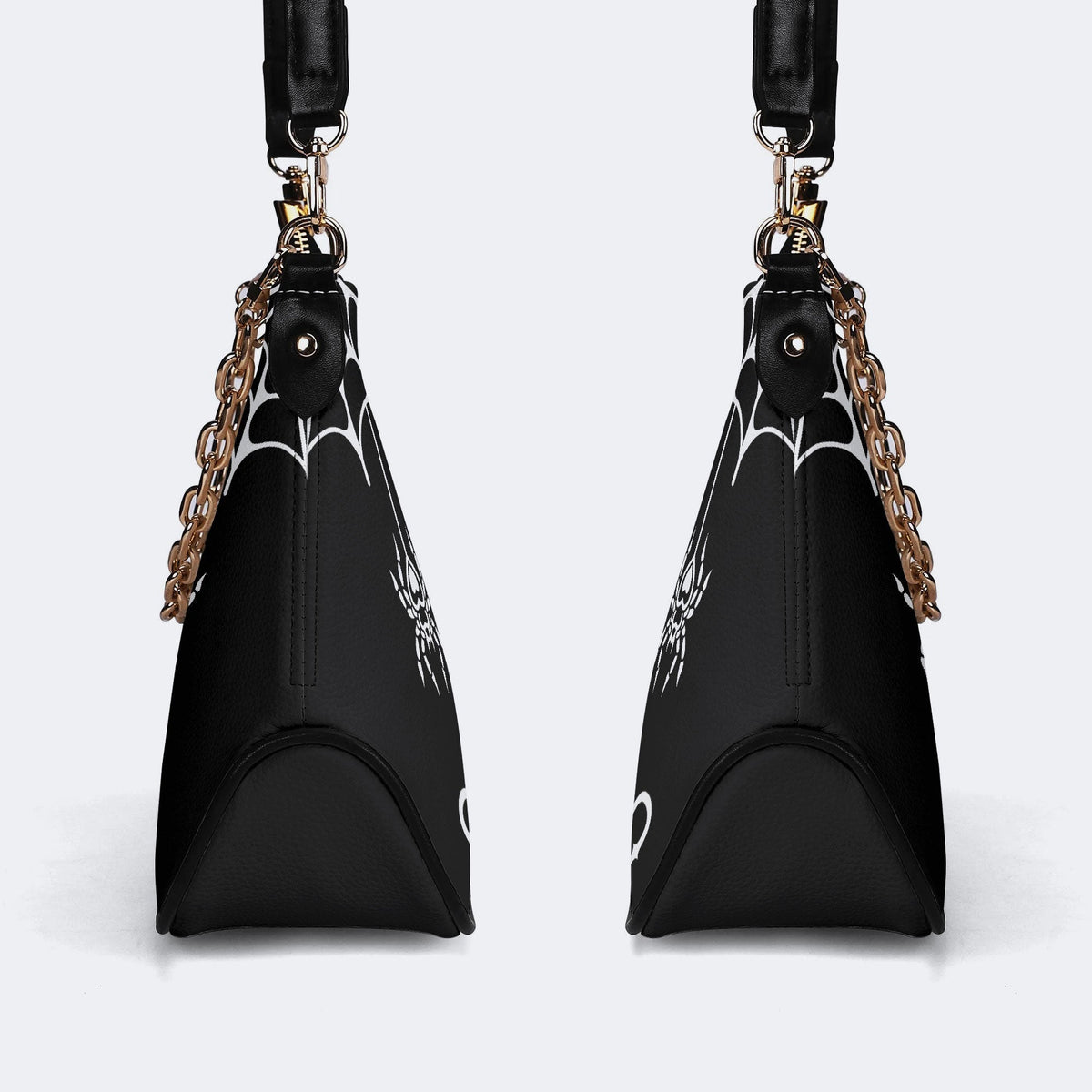 Classic Tiger Print - Leather Crossbody Bag