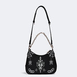 Classic Tiger Print - Leather Crossbody Bag