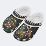 Blooming Eye - Fur Lined Slippers/Sandals