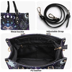 Aries starry sky - Leather Handbag