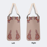 Death Moth Gradient Print - Leather Handbag