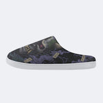 Shadow Realm Print Fleece-Lined Slippers