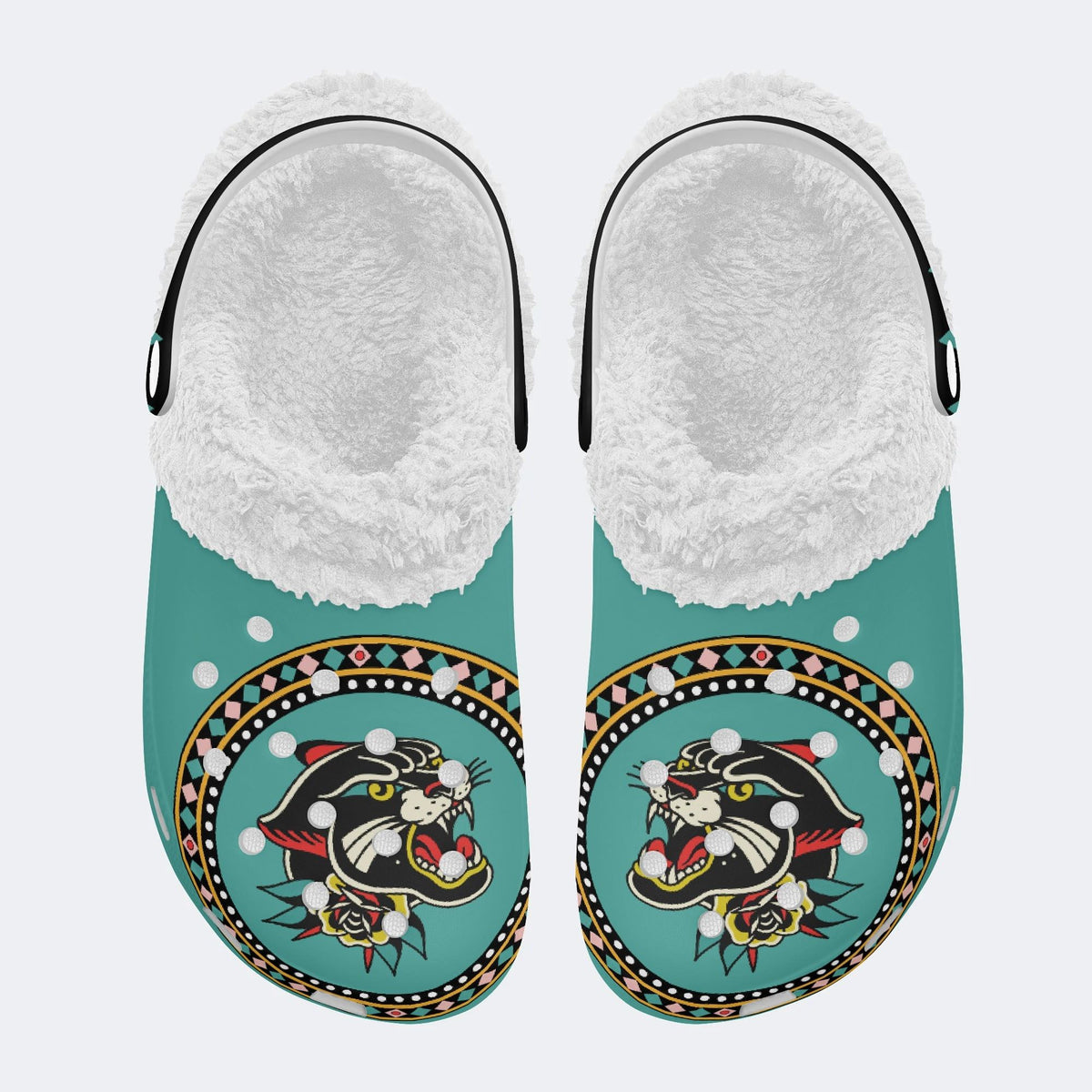 Wild And Fearless - Fur Lined Slippers/Sandals