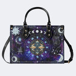 Pisces Starry Sky - Leather Handbag