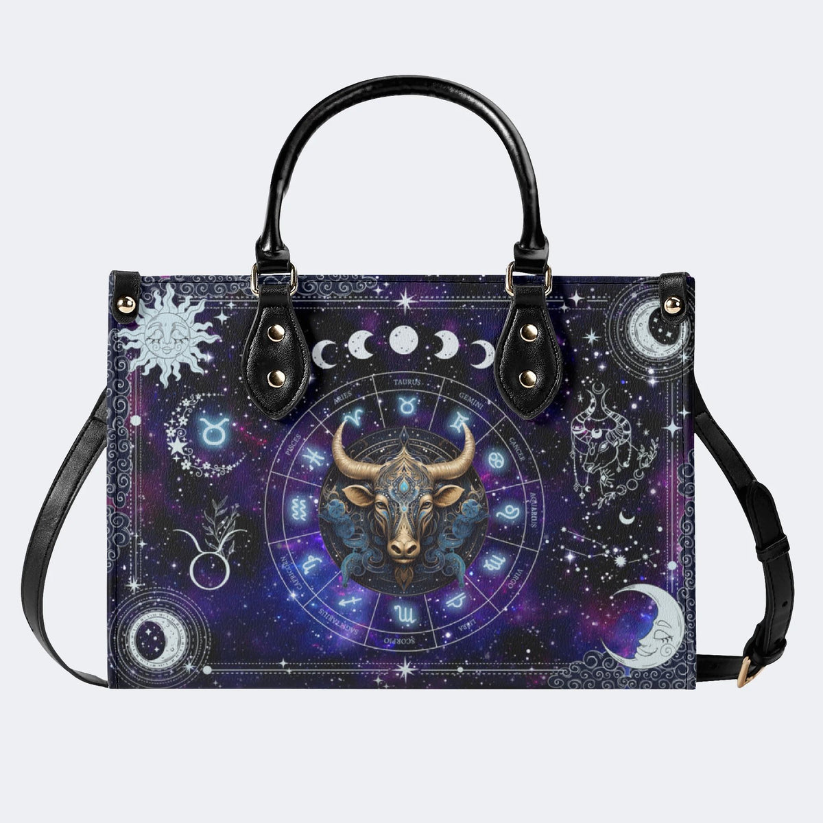 Taurus Starry Sky - Leather Handbag
