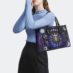 Leo Starry Sky - Leather Handbag