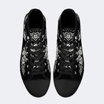 Classic Death Moth Vintage Print - High Top Canvas