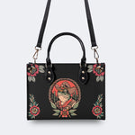 Cowboy Frog Print - Leather Handbag