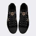 Unisex Tiger Print - High Top Canvas