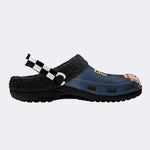 Horror Movie Vintage Graphic - Fur Lined Slippers