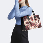 Gothic Tattoo Print - Leather Handbag