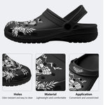 Death Moth Vintage Print - Slippers/Sandals
