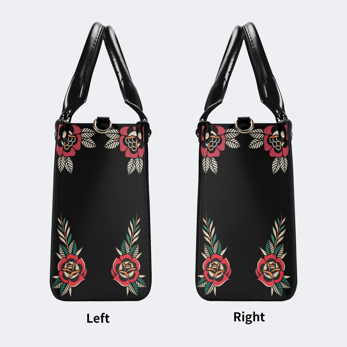 Cowboy Frog Print - Leather Handbag