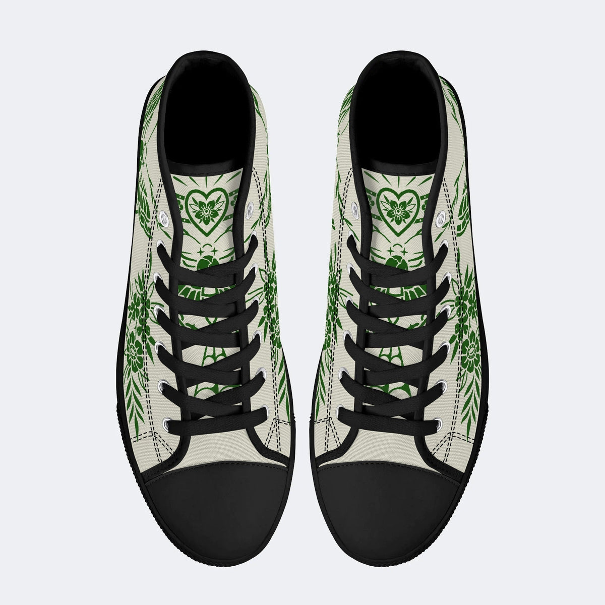 Classic Death Moth Vintage Print - High Top Canvas