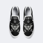 Classic Death Moth Vintage Print - Slip On Shoes
