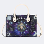 Virgo Starry Sky - Leather Handbag