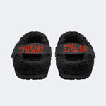 Horror Retro Ghostface - Fur Lined Slippers