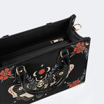 Red Spotted Death Moth - Leather Handbag