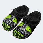 Creature From The Black Lagoon Print - Fur Lined Slippers/Sandals