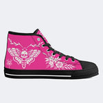 Classic Death Moth Vintage Print - High Top Canvas