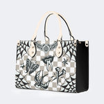 Gothic Tattoo Print - Leather Handbag