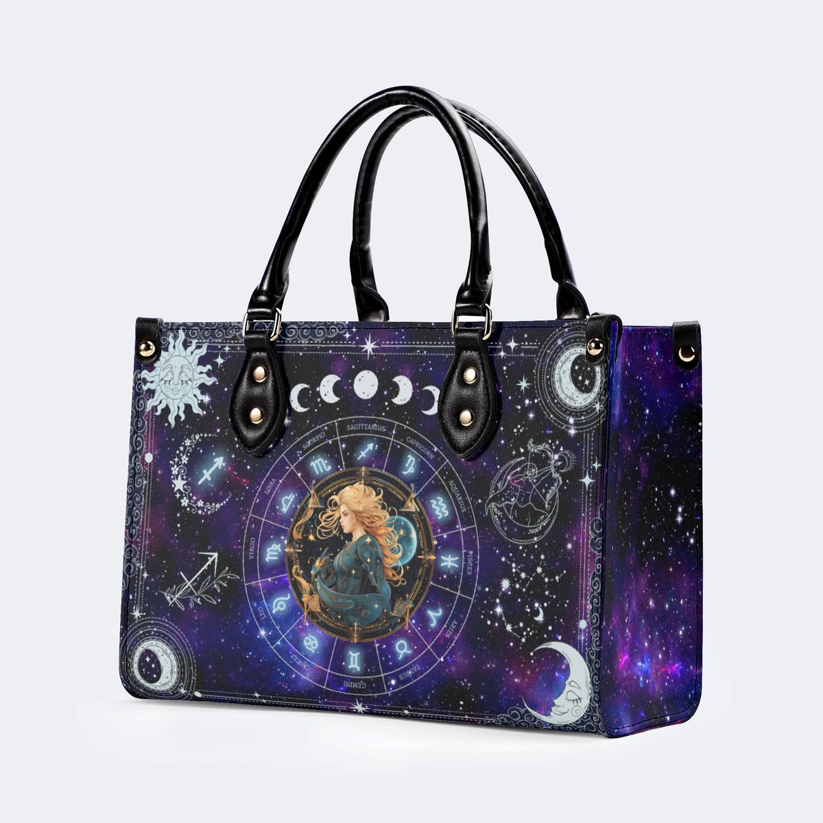 Shooter's Starry Sky - Leather Handbag