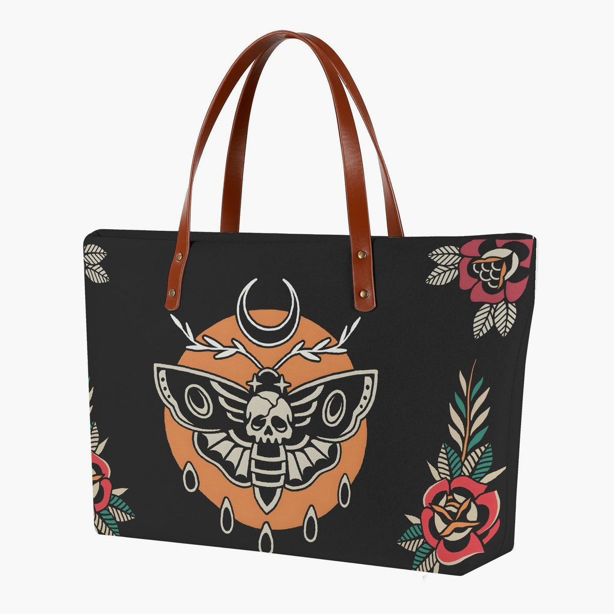 Death Moth Vintage Print - Handbag