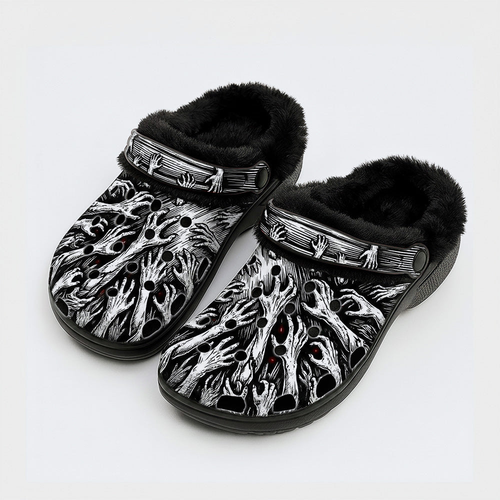 Climbing out of the abyss Print Clogs