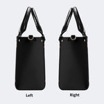 Flaming Heart Art Print - Leather Handbag