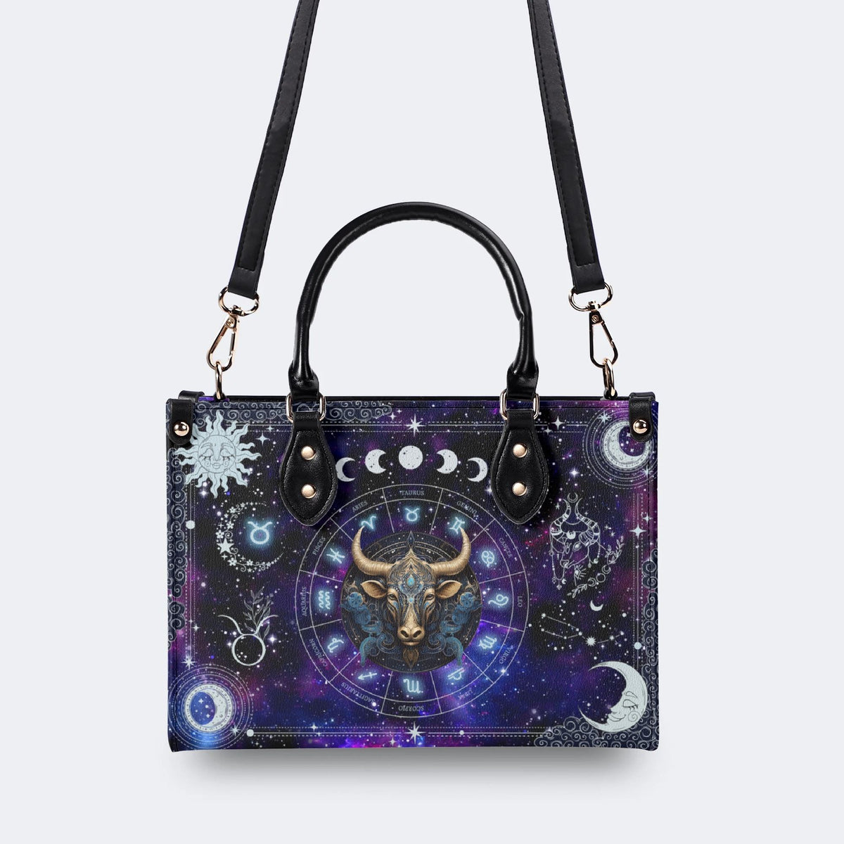 Taurus Starry Sky - Leather Handbag