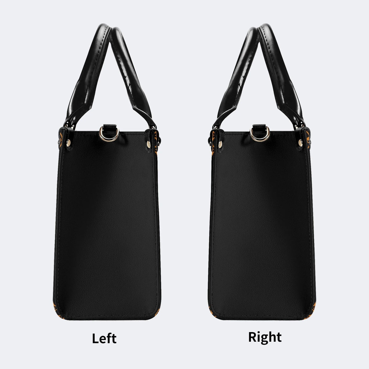 Retro Sun Print - Leather Handbag