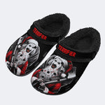 Unisex Horror Terrifier Print - Fur Lined Slippers/Sandals