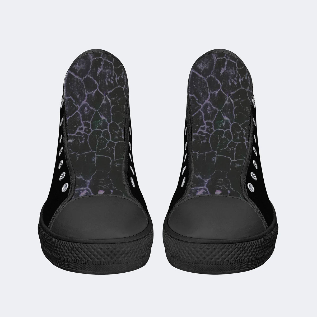 Surreal Death Moth&Skull - High Top Canvas