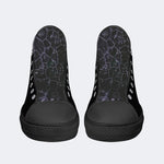 Surreal Death Moth&Skull - High Top Canvas