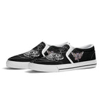 Unisex Death Moth&Skull - Slip On Shoes