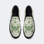 Classic Death Moth Vintage Print - Slip On Shoes
