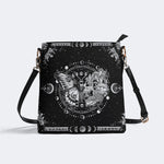 Tarot Skull Butterfly Print - Bucket Bag