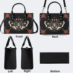 Red Spotted Death Moth - Leather Handbag