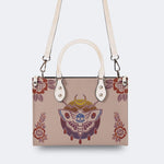 Death Moth Gradient Print - Leather Handbag