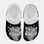 Melodic Death Metal Print - Fur Lined Slippers