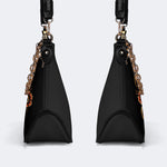 Old School Tiger & Snake Print - Leather Crossbody Bag