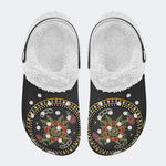 Blooming Eye - Fur Lined Slippers/Sandals